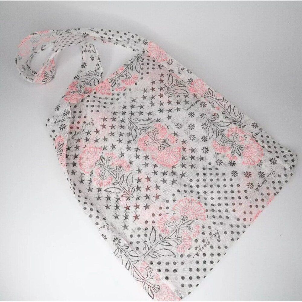 Free People Mesh Bag Boho Reusable Tote Bag